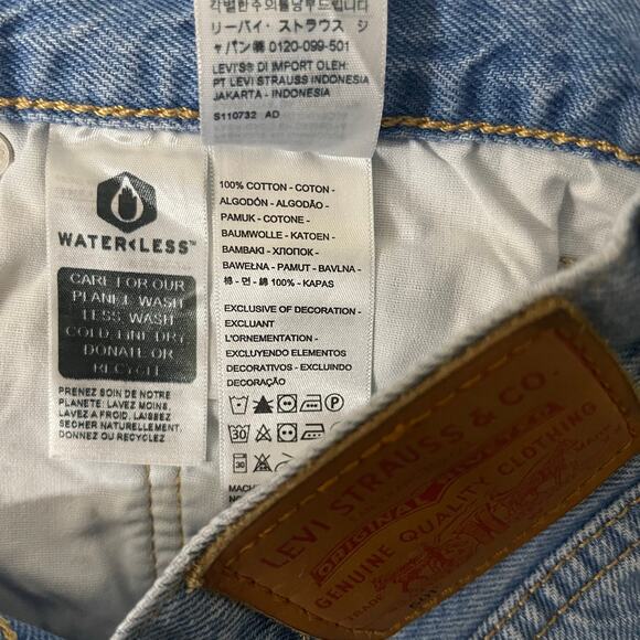 Levi’s 501 Denim Cutoff Button Fly Shorts Women’s - Size W33 - Picture 6 of 6